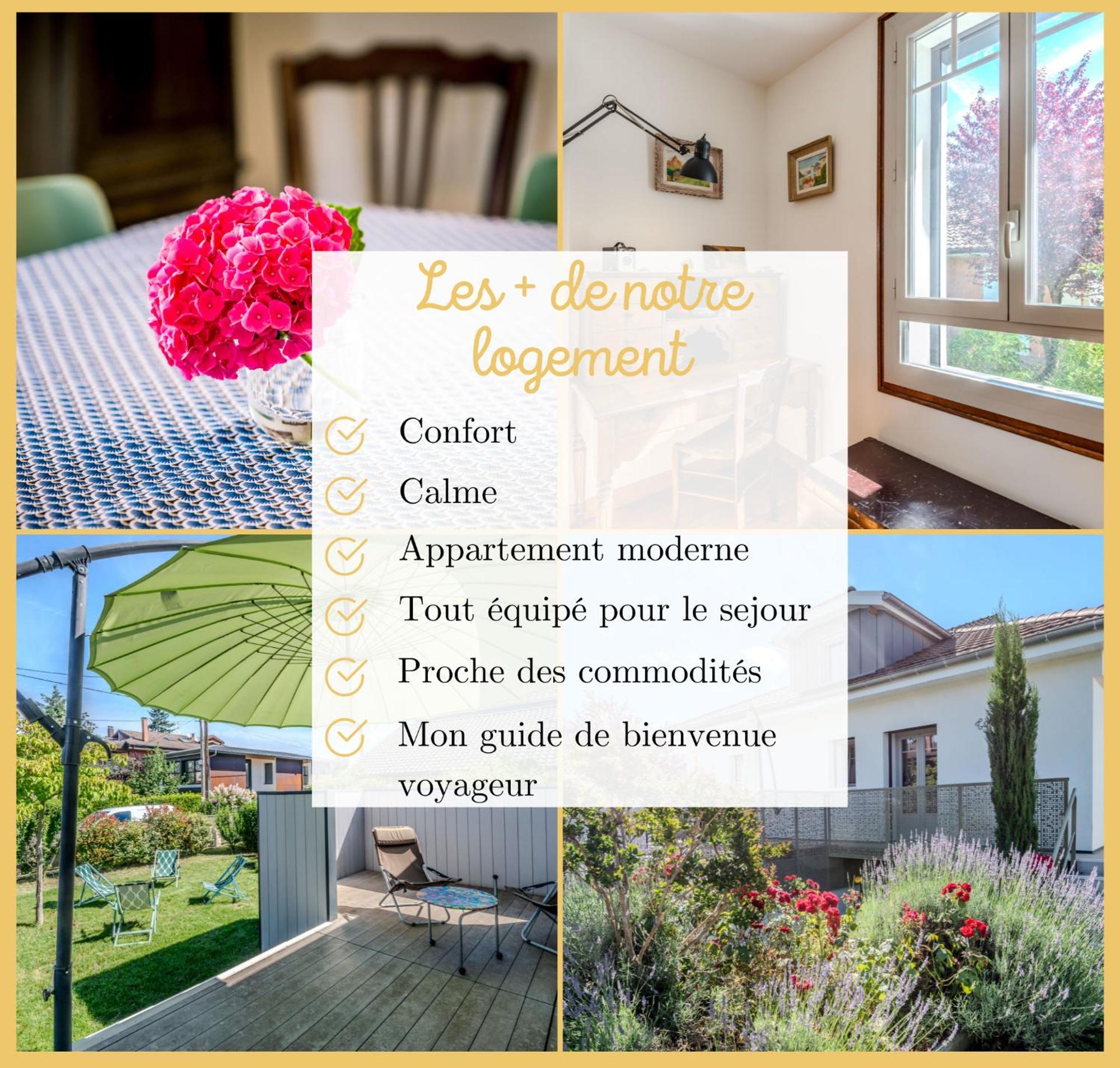 Chez Drum I Villa T3 I Thonon Ngoại thất bức ảnh